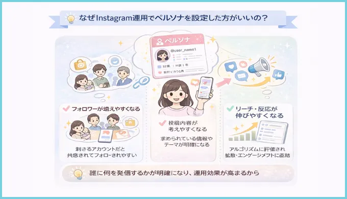 なぜInstagram運用でペルソナを設定したほうがいいのか？